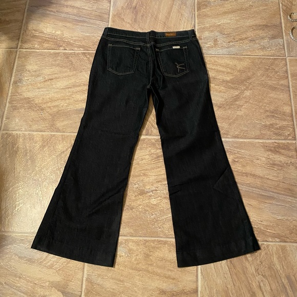 David Kahn jeans wide leg flare bell bottom 32/28 - Picture 4 of 7